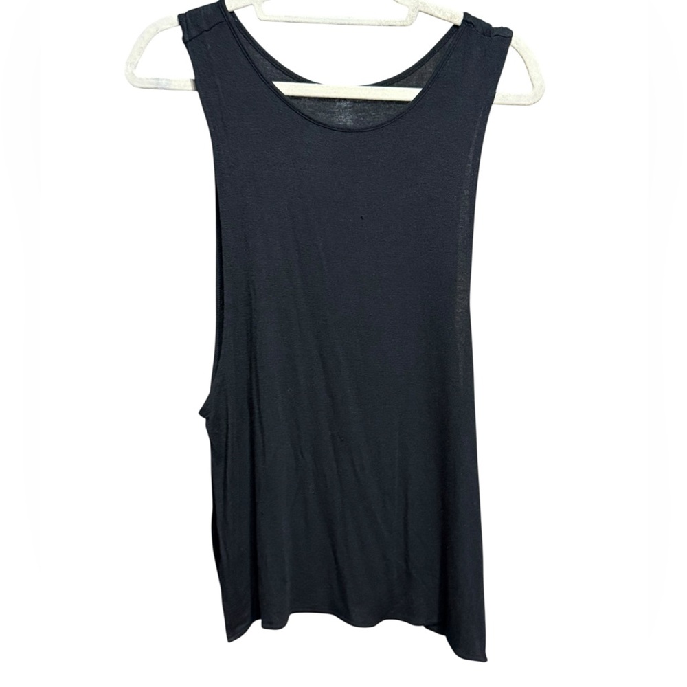 Brandy Melville Black Tank Top with open sides one size